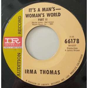 Irma Thomas It's a man's woman's world (Imperial US Demo)