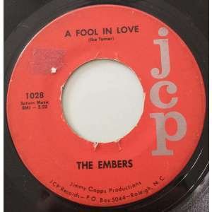 The Embers ‎– A Fool In Love Label (US JCP northern soul 45)