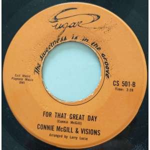 Connie McGill & Visions I can't stop my love (Sugar US northern soul) B side
