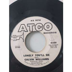 Calvin Williams Lonely you'll be (Atco Promo)